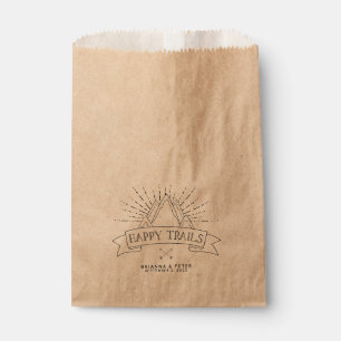 Happy Trails Mariage Favor Sacs