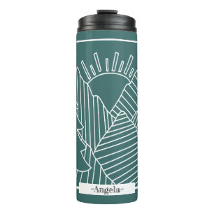 Happy Trails Mountains Szene Personalisiert Thermosbecher