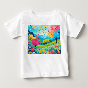 Happy Trees and Blume, Nature Bliss Sweatshirt, Baby T-shirt