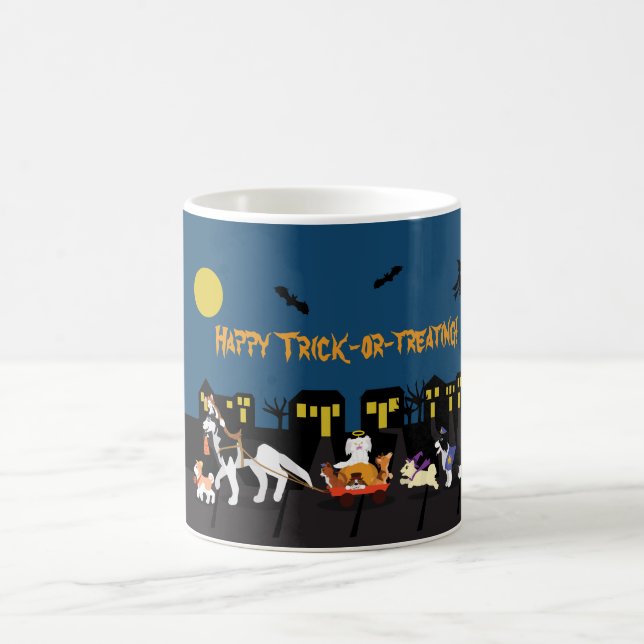 Happy Trick oder Treating! Kaffeetasse (Mittel)