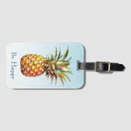 Happy Tropical Pineaple Gepäckanhänger