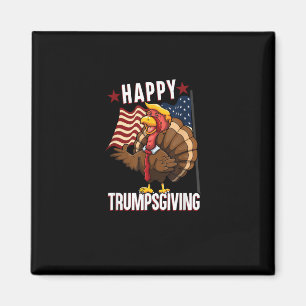 Happy Trumpsgiving Funny Erntedank Türkei Trump Magnet