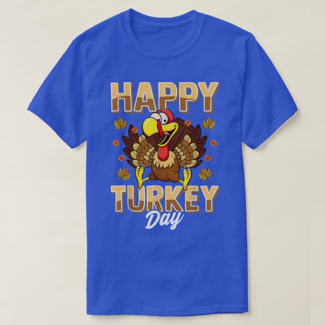 Happy Turkey Day Erntedank Day Holiday G T-Shirt (Design vorne)