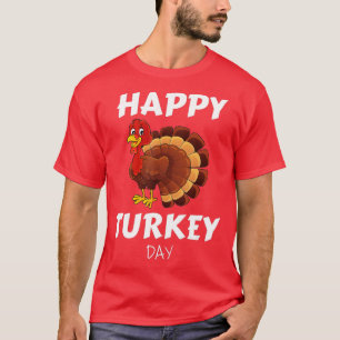 Happy Turkey Day Erntedank Feste Feste T-Shirt