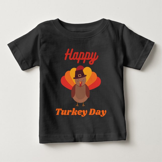 Happy Turkey Day T - Shirt (Vorderseite)