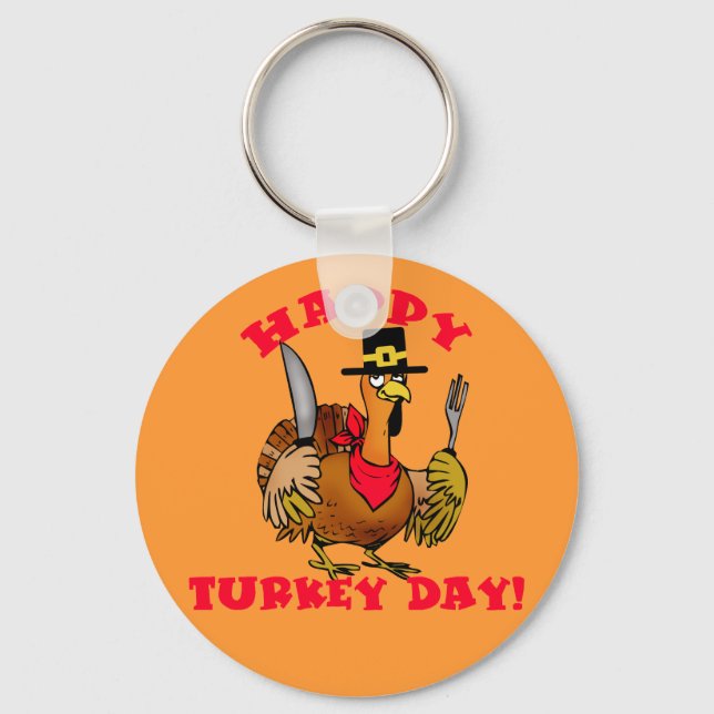 Happy Turkey Day T shirts, Hoodies, Sweats Schlüsselanhänger (Vorderseite)