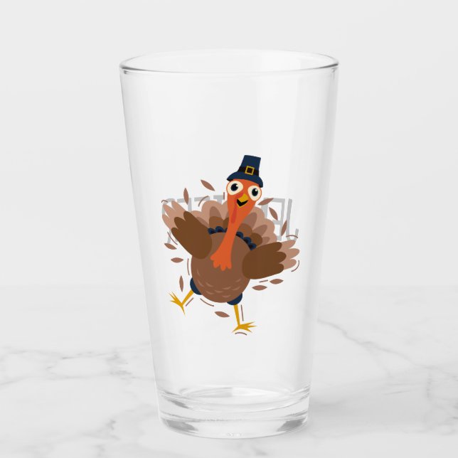 Happy Turkey Glas (Vorderseite)