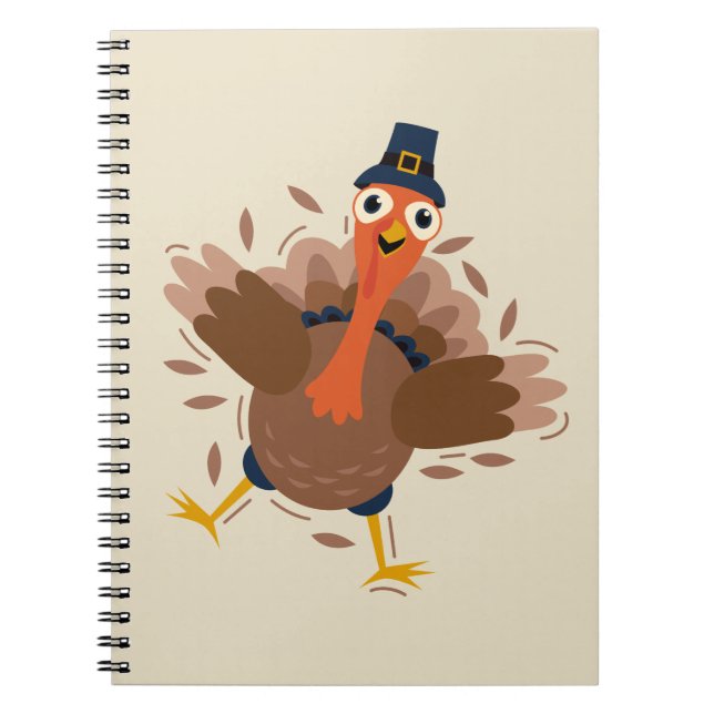 Happy Turkey Notizblock (Vorderseite)