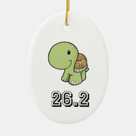 Happy Turtle 26,2 Keramikornament