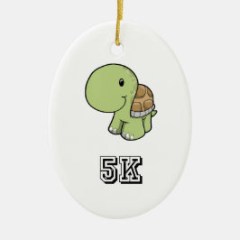 Happy Turtle 5K Keramik Ornament