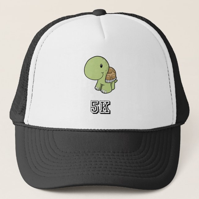 Happy Turtle 5K Truckerkappe (Vorderseite)