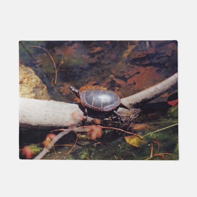 Happy Turtle Fußmatte (Vorderseite)