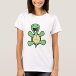 Happy Turtle T-Shirt<br><div class="desc">Diese niedliche Schildkröte bringt dir sicher ein Lächeln ins Gesicht!</div>