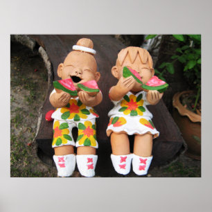Happy Twins い ピ か い ハ Poster
