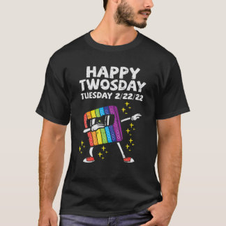 Happy Twosday Dienstag 2-22-22 Fidget Pop Twos Day T-Shirt
