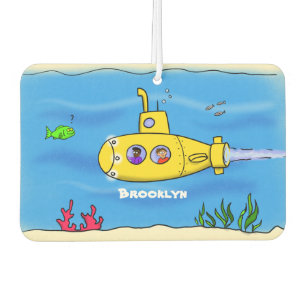 Happy U-Boot-Cartoon Autolufterfrischer
