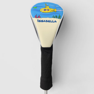 Happy U-Boot-Cartoon Golf Headcover