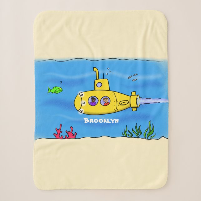 Happy U-Boot-Cartoon Sherpadecke (Vorderseite)