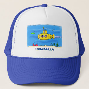 Happy U-Boot-Cartoon Truckerkappe