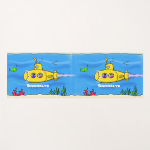 Happy U-Boot-Cartoon Yogamatte