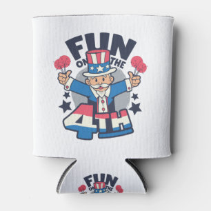 Happy Uncle Sam 4. Juli Day Dosenkühler