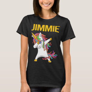 Happy Unicorn - Name Jimmie T-Shirt