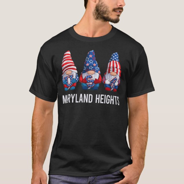 Happy USA Maryland Heights T-Shirt (Vorderseite)
