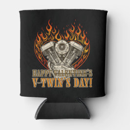 Happy V-Twin’s Day, Anti Valentine, Chopper Lovers Dosenkühler