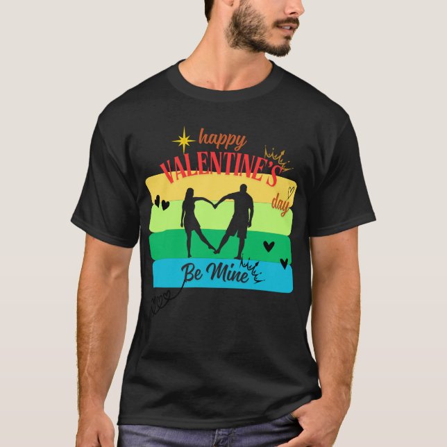 Happy Valentine "Be Mine" T-Shirt (Vorderseite)