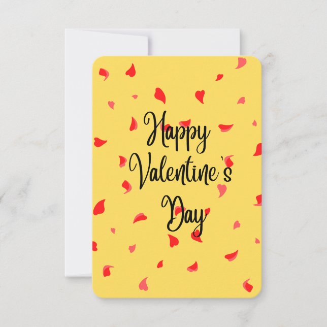 Happy Valentine Day Dankeskarte (Vorderseite)