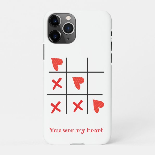 Happy Valentine Day  white iPhone Hülle (Rückseite)