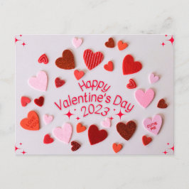 Happy Valentine Feiertagspostkarte