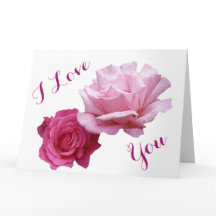 Happy Valentine hübsch rosa Rosen Romantische Lieb