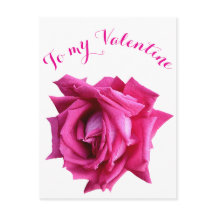 Happy Valentine hübsche Rosa Rose Blumenklassik