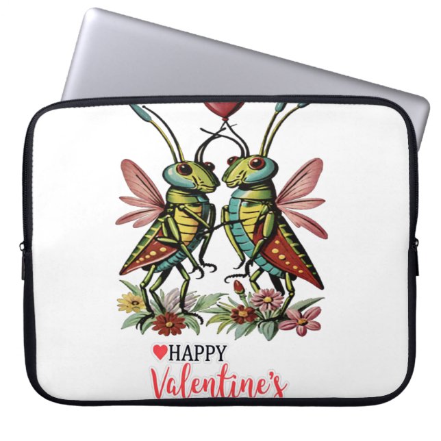 Happy valentine laptopschutzhülle (Vorderseite)