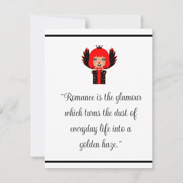 Happy Valentine Liebe Card Karte (Rückseite)