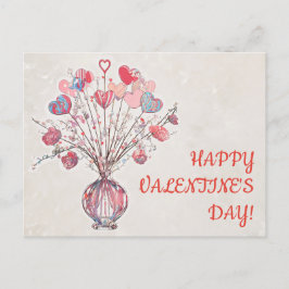 HAPPY VALENTINE POSTKARTE