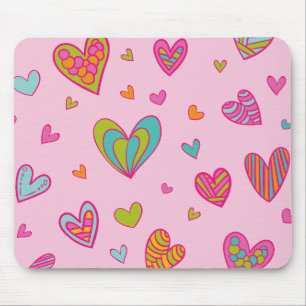Happy valentine`s day 2023 Mit Herz-Liebe Mousepad