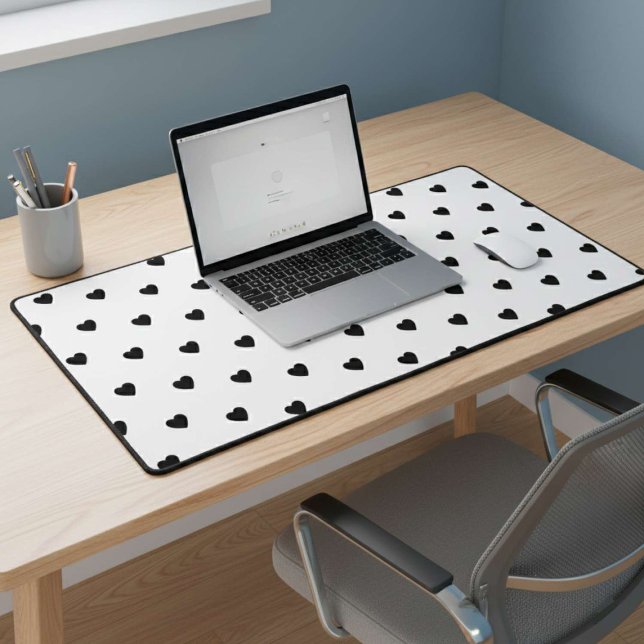 Happy Valentine’s Day Black Heart Design  (Créateur téléchargé)