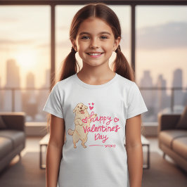 Happy Valentine’s Day Dog Shirt | Cute Puppy Love