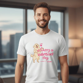 Happy Valentine’s Day Dog Shirt | Cute Puppy Love