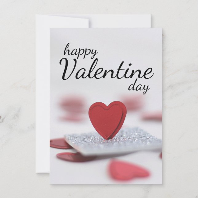 Happy Valentine’s Day Einladung (Vorderseite)