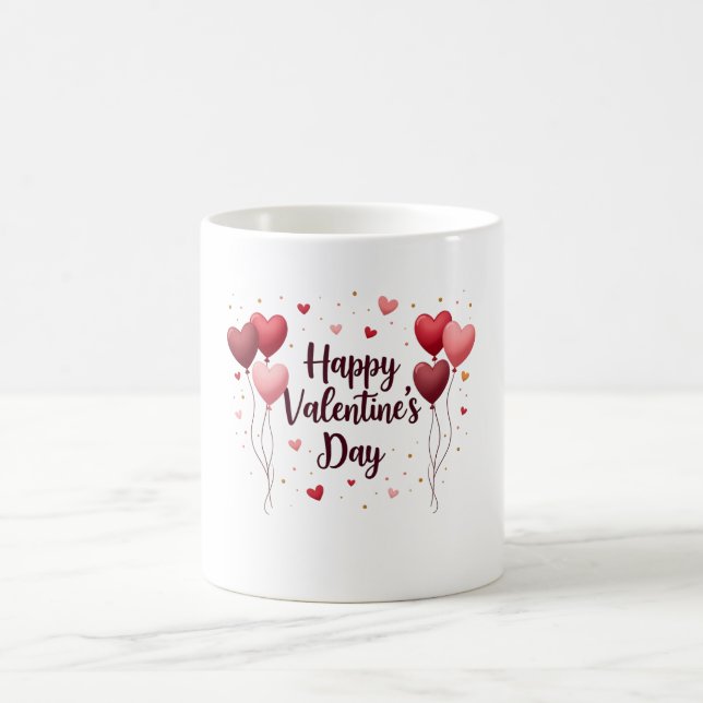 Happy Valentine’s Day Elegant Mug (Centre)