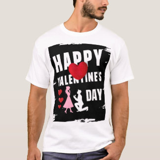 Happy Valentine’s Day Matching Couples Outfit Tee