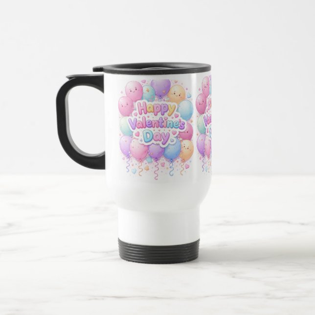 Happy Valentine’s Day Mug – Cute Love Gift (Gauche)