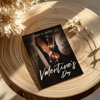 Happy Valentine’s Day Photo Romantic  Feiertagspostkarte