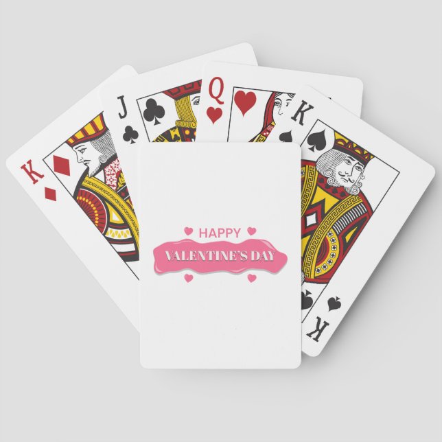 HAPPY VALENTINE SPIELKARTEN (Rückseite)