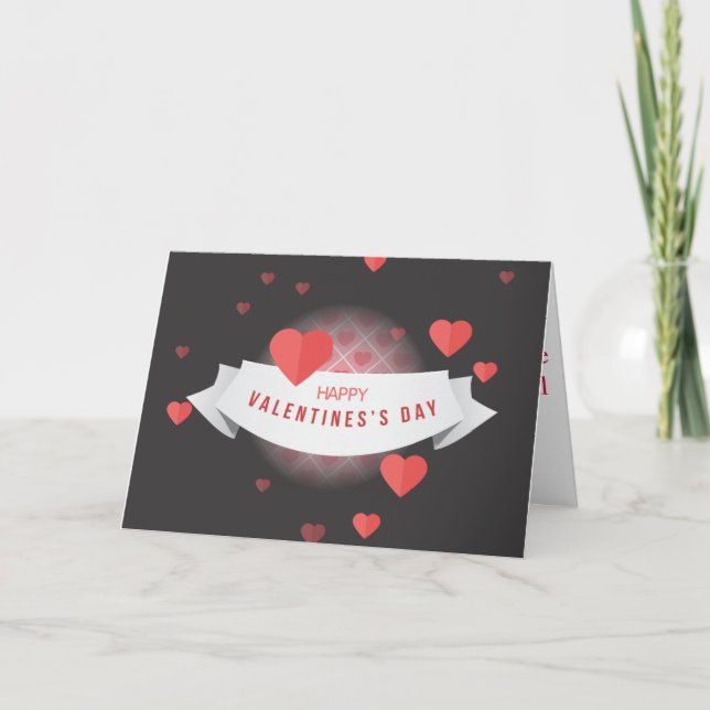 Happy Valentine Tageskarte Feiertagskarte (Vorderseite)