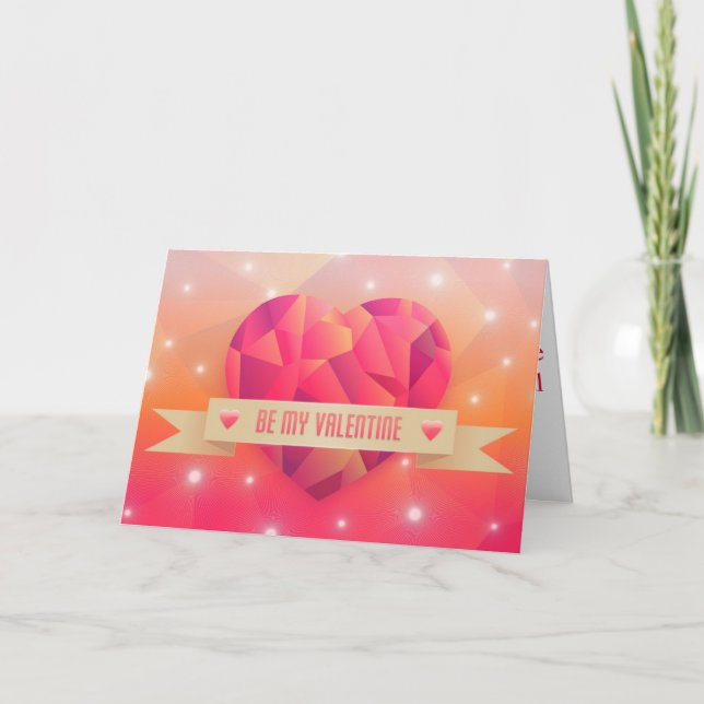Happy Valentine Tageskarte Feiertagskarte (Vorderseite)