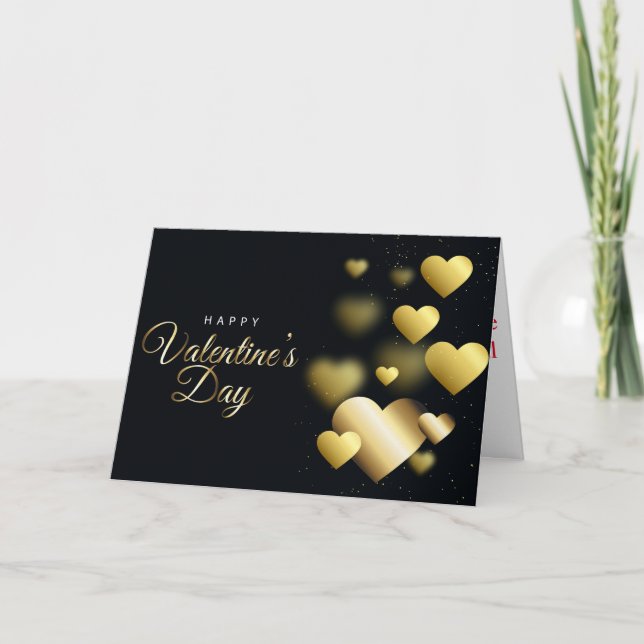 Happy Valentine Tageskarte Feiertagskarte (Vorderseite)